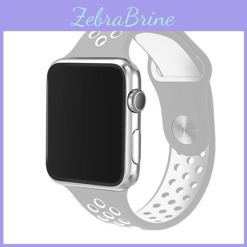 Replacement Sports Silicone Strap Watch Band For Apple Watch Iwatch 38mm 42mm