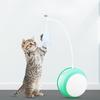 Cat Toys Electric Cat Ball Smart Automatic Tumbler Cat Stick Sound Cat Ball Feather Fishing Rod Rolling Ball