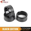 Headlight AC Radio Switch Knob Ring Cover For Dodge RAM 1500 19+ Black Interior