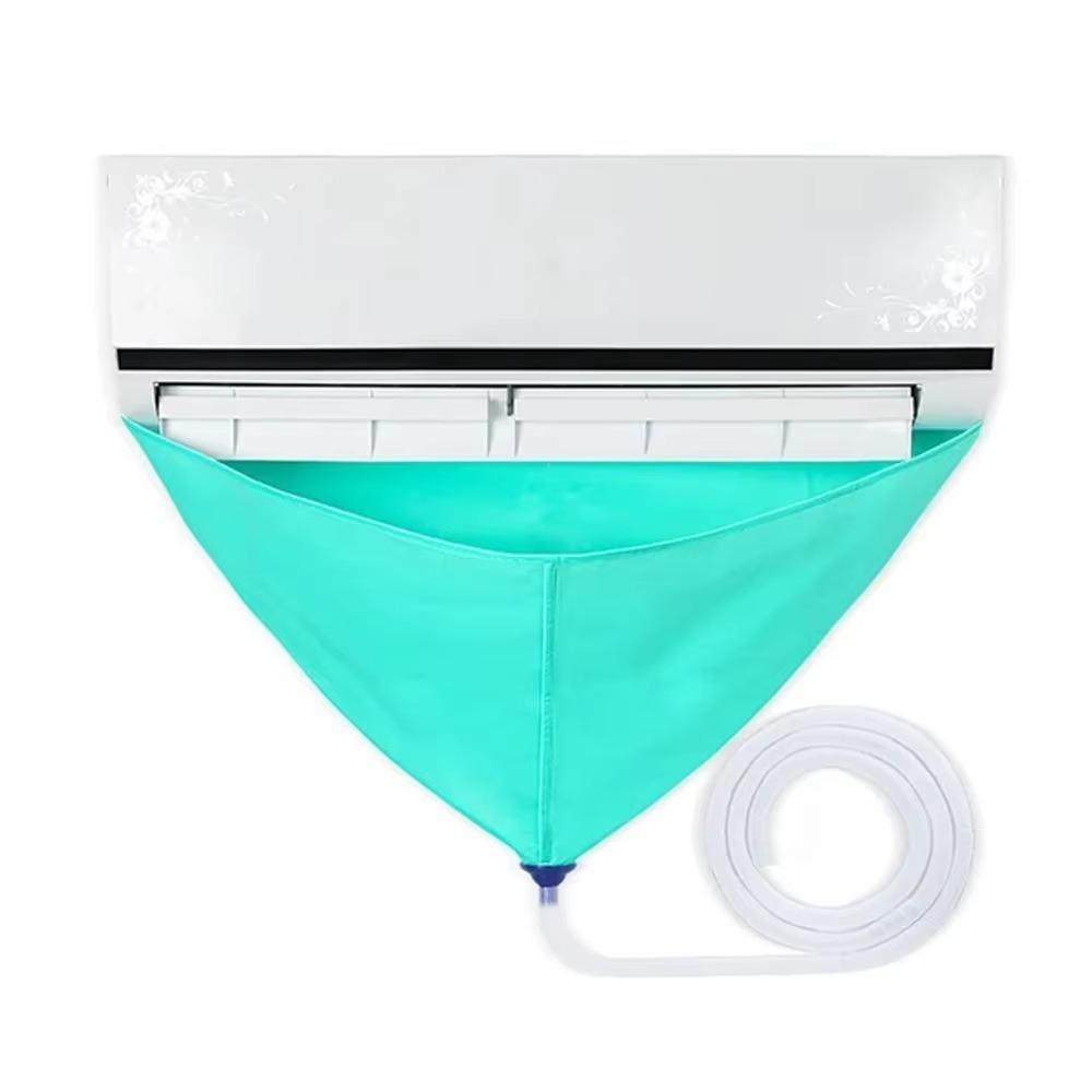 

Air Durable Conditioning Cleaning Kit Leak-proof Cover Full Set of Air Conditioner Cleaner with Water Pipe Clean Tools светло-серый