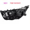 For TOYOTA RAV4 2023 2024 Headlamp Base Headlight Rear shell Replacement Headlight House Black rear shell