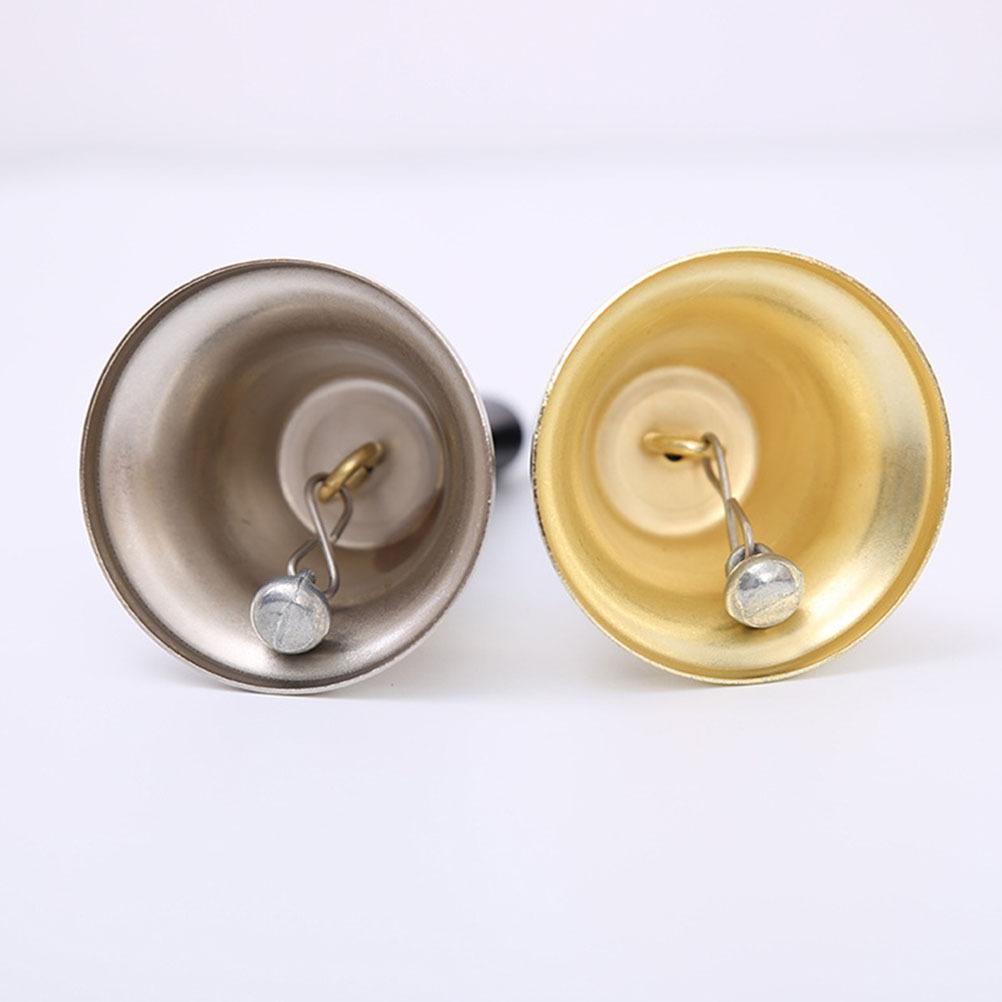 3 Stück Handklingeln Weihnachts-Dekorative Metallglocke Für Party Pädagogische Nutzung Festliche Glocken Requisit Xmas Handglocke Dekor