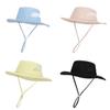 Kids Mesh Fisherman Hat With Large Brim For Sunshade And Outdoor Activities