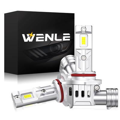 WENLE HB3 LED Scheinwerferlampe, Kompatibel mit neuer Fahrzeuguntersuchung, 8-fache Helligkeit, 18.000