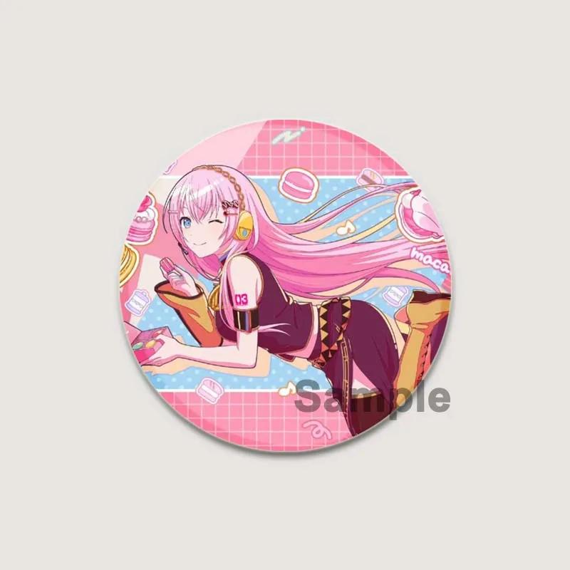 32/44/58mm Project SEKAI Blaszany Pin Okrągły Kreskówkowy Wpinany Broszki na Plecak Ubrania Akcesoria Odznaka Kolekcjonerska Anime Dekoracja Słodki