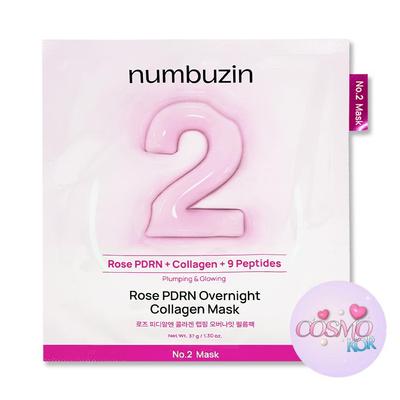 No.2 Rose PDRN OVernight Collagen Mask 37g X 2EA *No Box*