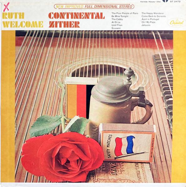

LP Record RUTH WELCOME Continental Zither ST2472 CAPITOL US Jazz Used