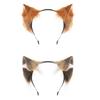 Halloween Wolf Ear Headbands Nonslip Design Cosplay Accessory Lightweight Daily Wear Fashion Hair Decoration