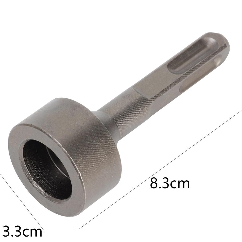 Ground Rod Driver Drill Socket Heavy Duty Alloy Steel Drill Bits Driver Wear Resistant Ground Rods for Rotary Hammer Drill Tools