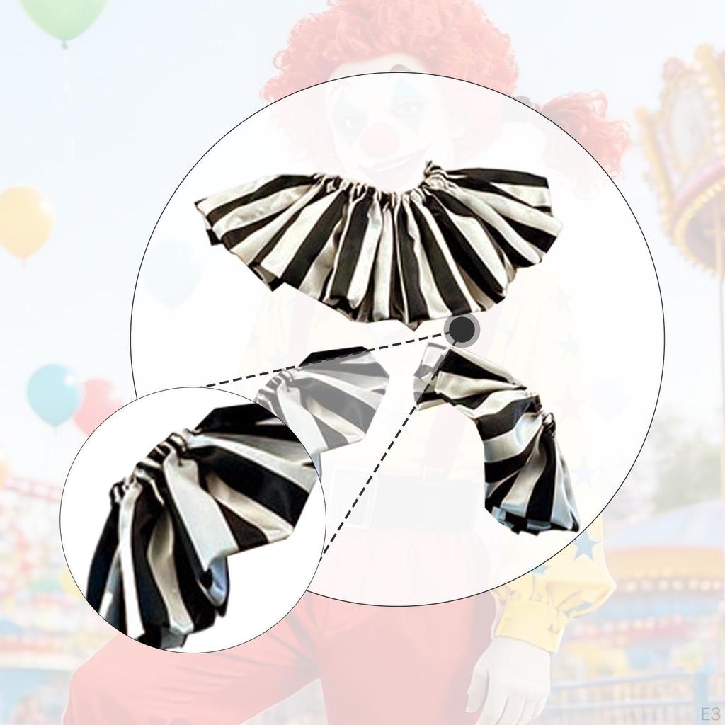 Clown Neck Cuff Set Decor for Concerts Holiday Christmas Masquerade