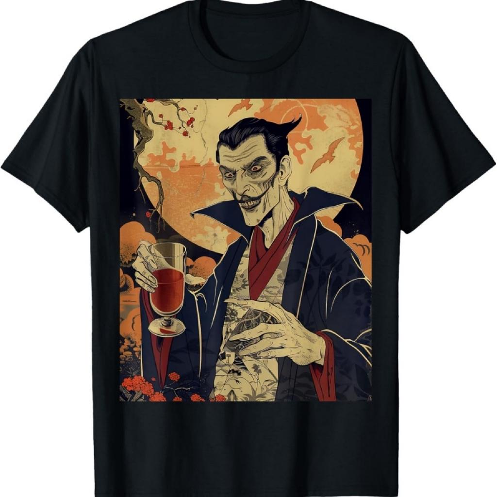 Dracula Vampir Horror Halloween Retro T-Shirt