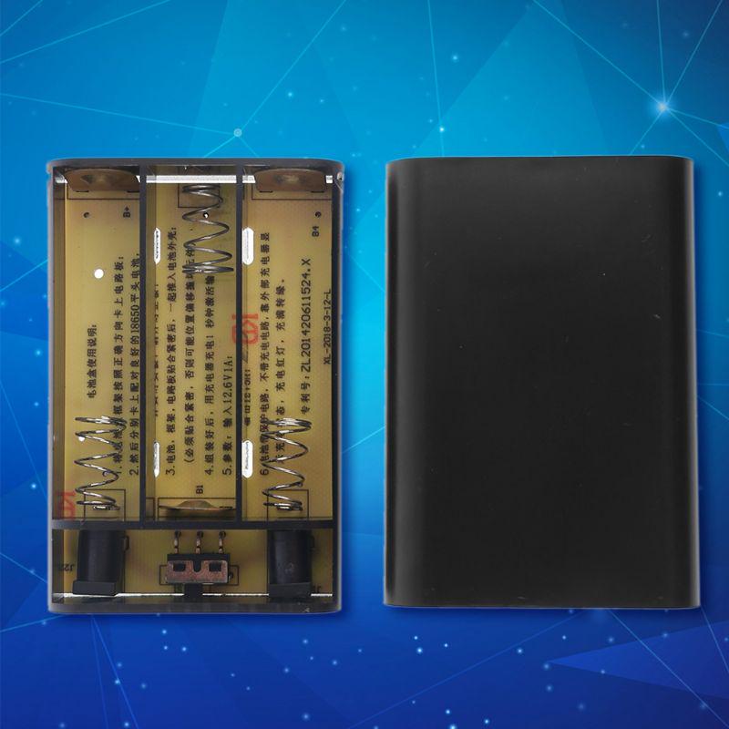 DIY 3x 18650 Cutie pentru baterii 12V Sursă de alimentare Încărcător pentru router WiFi cu lumină LED