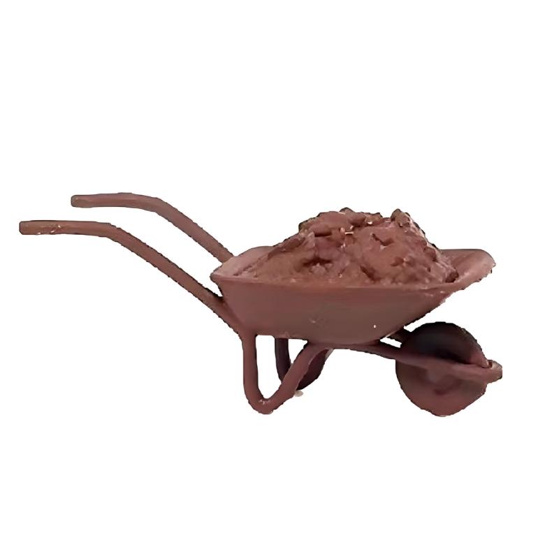 Professional 1:87 Scale Building Site Resin Model with Workers Moving Materials Hobbyist Collectible Model Gift