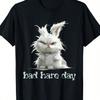 Bad Hare Day Lustiges Wortspiel Kaninchen Hase Spaß T-Shirt, unisex T-Shirt, 220g