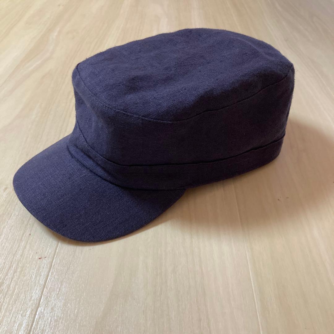 Used Lock & Co. HATTERS Lock & Co. Linen Cap Navy