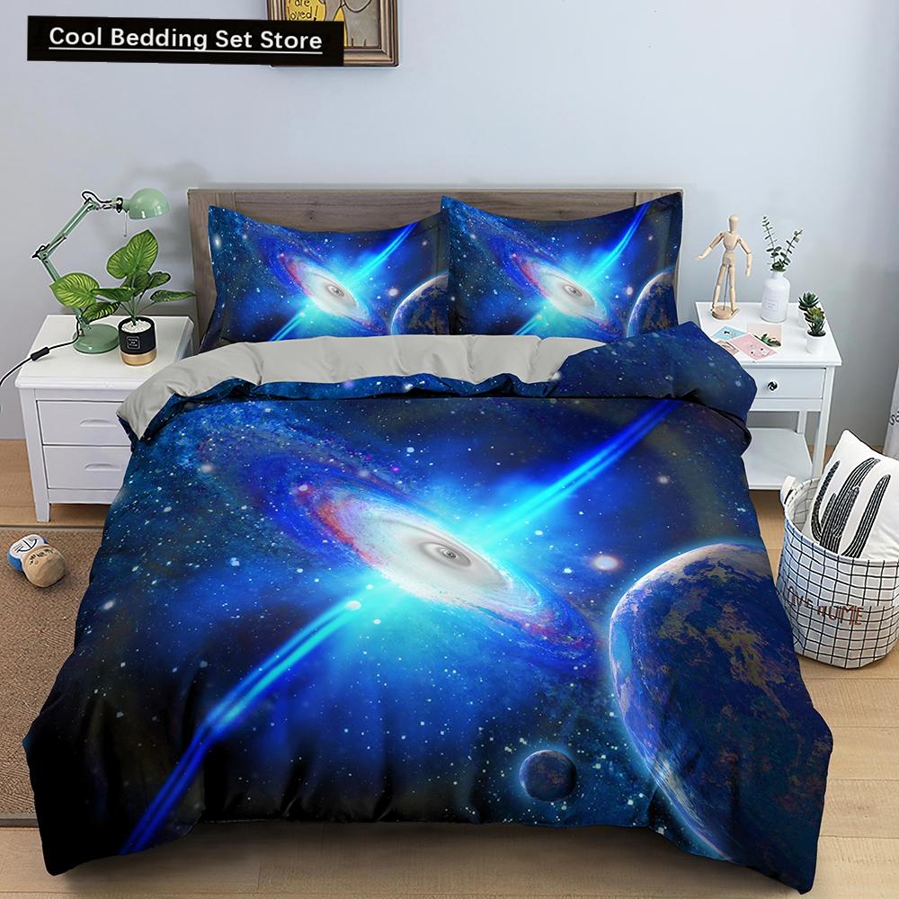 3D Duvet Cover Psychedelic Twin Bedding Set Double Quilt Cover with Zipper Closure 2/3pcs Queen King Polyester Comforter Cover