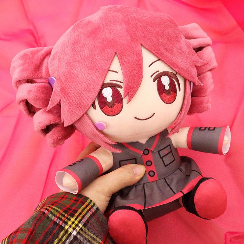 20cm Anime Kasane Teto Plush Toys Cartoon Kasane Teto Plushie Pillow Decoration Pendant Cosplay Stuffed Dolls Christmas Gifts