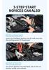 Wireless Portable Car Air Pump & Power Bank: Tire Inflator & Jump Starter Combo