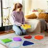 Pack of 8 Fabric Sensory Play Mats Early Learning Toys Autism Therapy Tool Featuring Multiple Textures and Colors
