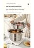 316L Stainless Steel Multi-Layer Steamer Pot for Steaming, Cooking, and Stewing – Induction and Gas Compatible.