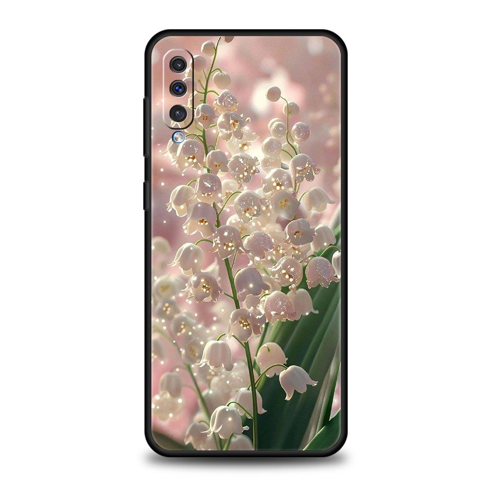 Lily Of The Valley Clear Floral Phone Case for Samsung Galaxy A56 A36 A26 A16 A34 A24 A42 A22 A20 A12 A40 A30 A10 Soft TPU Cover