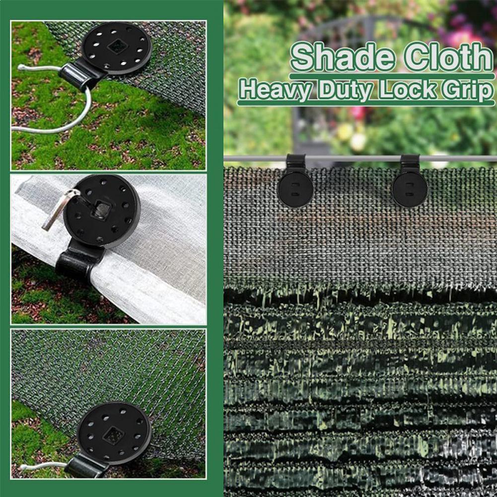 50Pcs Sunshade Net Specific Fixing Clip Greenhouse Film Clip Light Blocking Insect Proof Mesh Clip Greenhouse Accessory Buckle