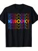 Top PickLocalNeurospicy Neurodiversity Brain Autism Awareness Adhd Tshirt Cool UnisexHeat Transfer Tshirt Funny Pattern Casual