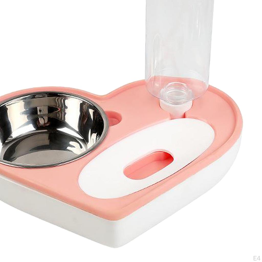 Bowl Set Pets Automatic Water Food Dispenser Pet Feeder