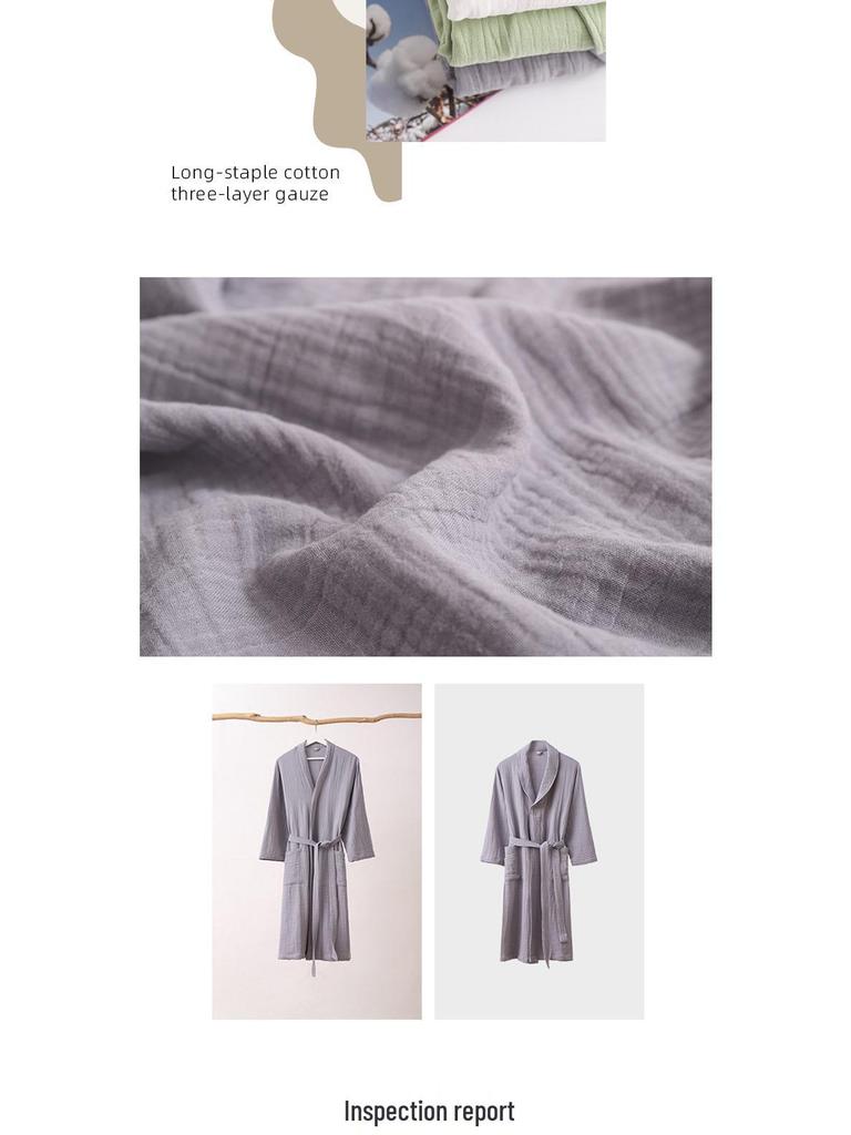 Měkký gázový župan