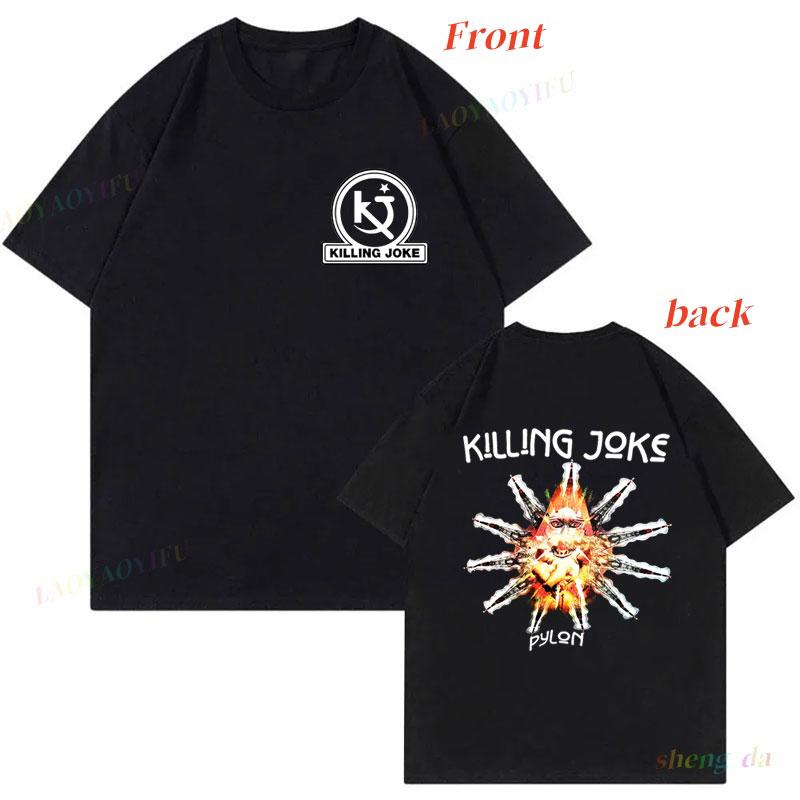 

Camisetas Killing Joke T Shirt Song Punk Rock Retro Cool Music Graphic T Shirts Unisex Fans Gift Man Clothes Woman Tee 5XL різнокольоровий