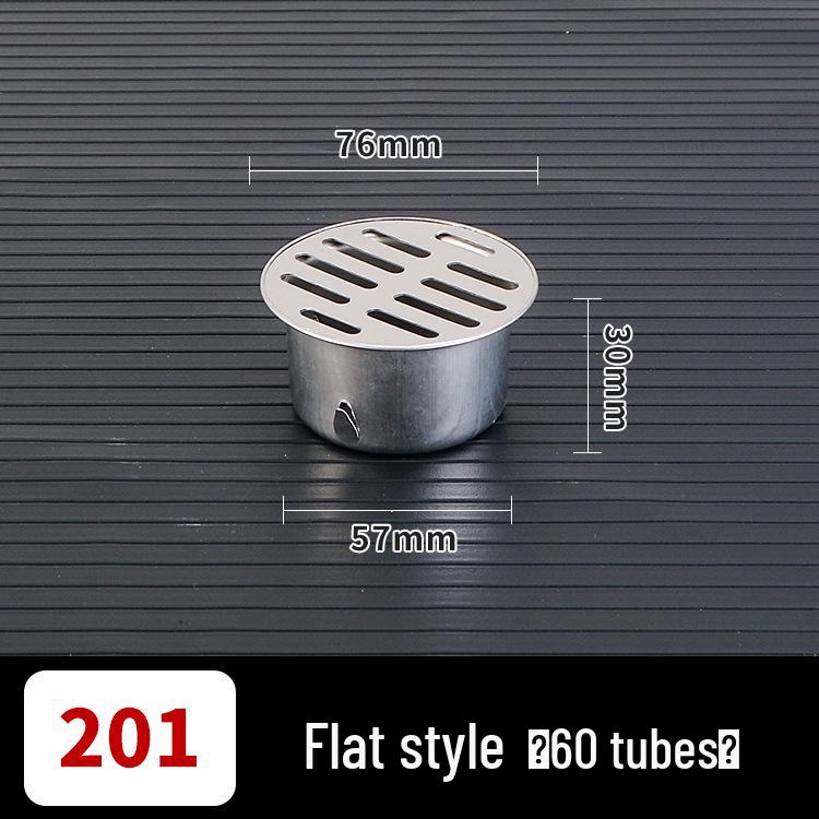 304 Stainless Steel Anti-Clogging Mesh Drain Cover for 75mm Balcony Rooftop Pipes