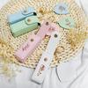 Custom Print Women Mini Portable Lipstick Storage Case Keychain Lipstick Bags With Heart Mirror