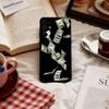 Wealth Flower Phone Case For Samsung S25,S24,S21,S22,S23,S30,Ultra,S20,Plus,Fe,Lite,Note,10,Black Cover