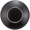 Koyo Ceramics Patio Plate 28cm Round Plate Black Matte Black Large Plate Serving Plate Stylish Made in Japan 14730002 Approx.
