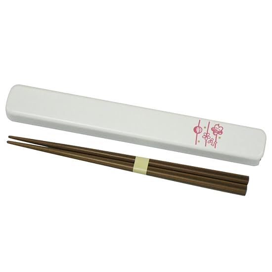 Yamanaka Lacquerware Chopsticks & Chopstick Case Set, Cherry Blossom M16295-0 B01HYTMU1Q