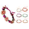 Flower Headband Nice Looking Adjustable Artificial Women Girl Flower Wreath Crown for Wedding