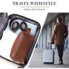 Kulturbeutel für Herren, Reise-Kulturtasche aus Leder, Dopp Kit für Männer, Rasiertasche für Reisezubehör