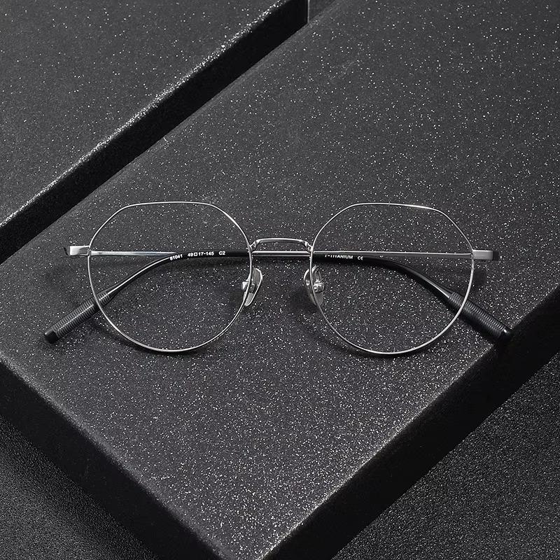 High-end Titanium Eyeglasses Frames Men Optical Eyewear Frame for Women Spectacle Anti-blue Light Eyewear High Quality Glasses