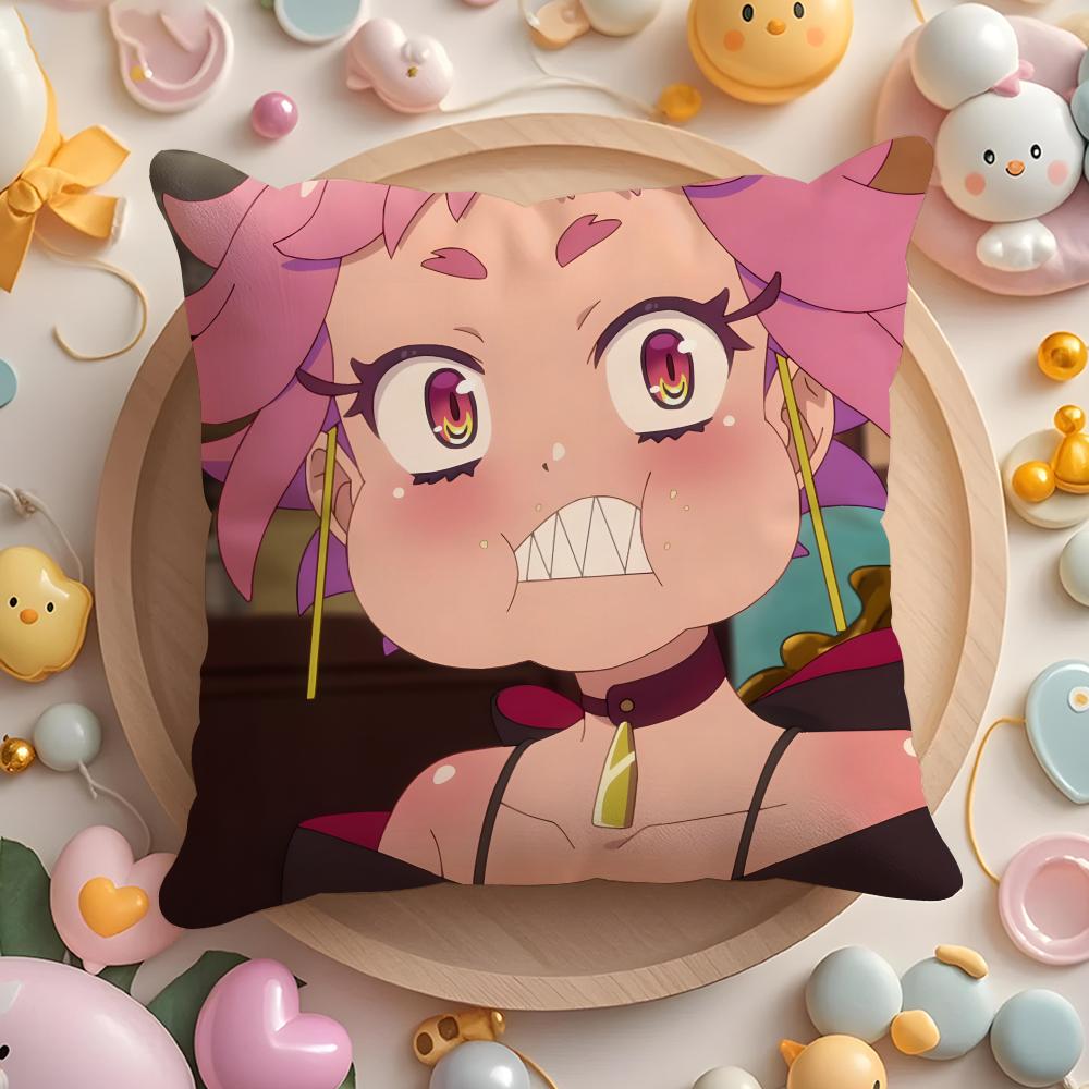 M-Mayonaka animePunch Cushion Cover Home & Car Multi-Scene Pillow Cover - Reversible, Soft & Durable for Daily Use