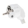 3 Pack Plugs, Rubber Shielded Contact Plugs, 250V (16A) Plugs, Angled Plugs, Waterproof Outdoor Power Sockets