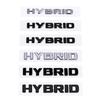 3D ABS Car Side Badge Rear Trunk Decal Sticker for Mercedes Benz HYBRID Emblem W176 W168 W207 W204 W213 CLK GLA SLK S300 G500