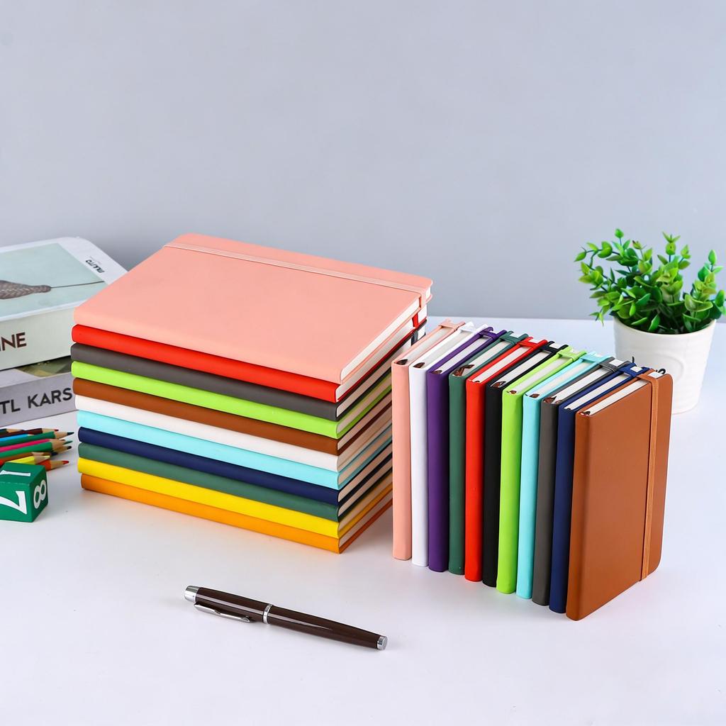 Custom PU Strap Office Notepad with Logo - Internet Celebrity Style