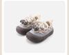 Spring 2026 Girls’ Soft Sole Walker Shoes - Non-Slip, Closed-Toe with Bow Detail
