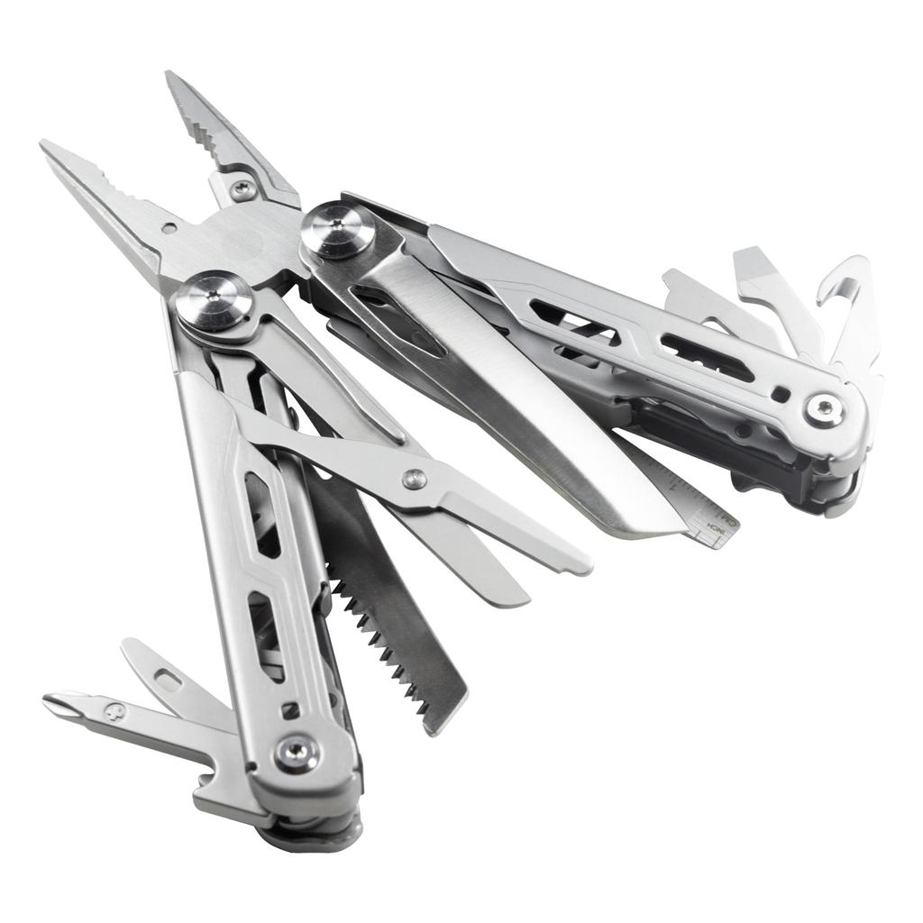 HFS(R) Multi-Function Pliers, Multi-Tool, 16-in-1, Camping, Foldable, with Storage Bag