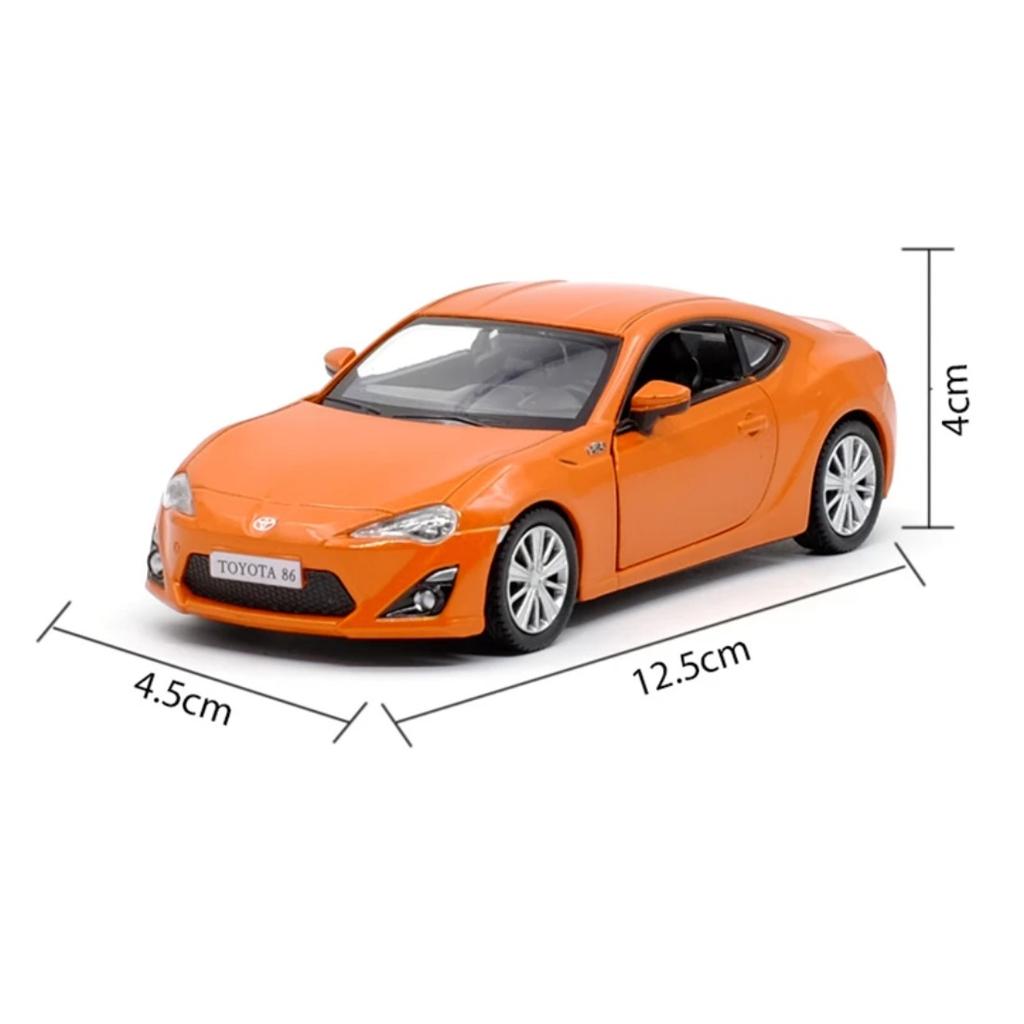1/36 Toyota GT 86 Alloy Sports Car Model Diecast Metal Track Racing Car Vehicles Model Simulation Miniature Scale Kids Toys Gift