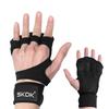 1Pair Workout Gloves Women Men With Wrist Wraps Anti-Slip Silicone Palm Protection Weight Lifting Fitness Gym Gloves