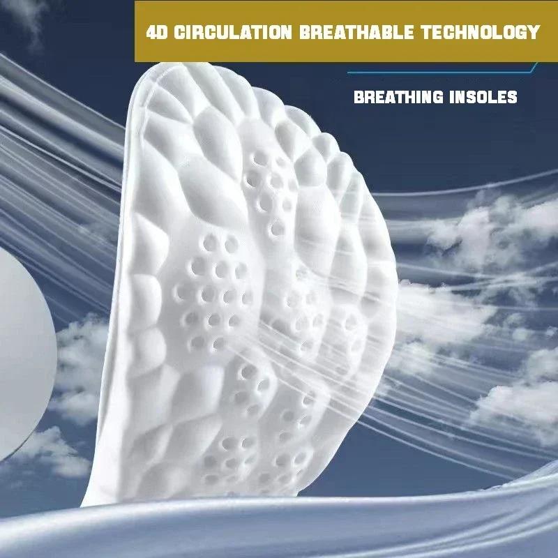 Sneakers Insole Plantar Fasciitis Insoles for Feet Arch Support Orthopedic Inserts Sports Shock Absorption Non Slip Shoe Pads