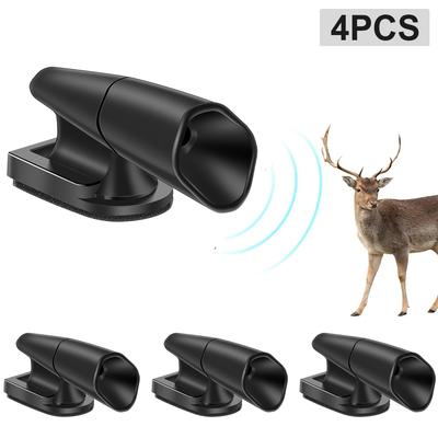 4Pcs Deer Warning Whistles Device Car Anti Collision Siren Horn Repellent Animal Weather-proof Vehicle Save Field