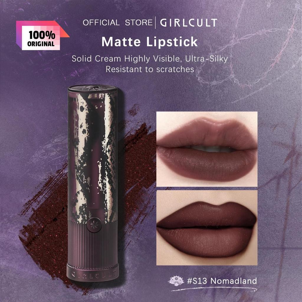 girlcult Matte Lipstick 3.5g/0.12oz (6 Color Options)