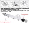 Silver Aluminum Adjustable Short Car Shifter
